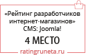 Рейтинг разработчиков, у которых можно заказать недорого создание интернет-магазина на Joomla